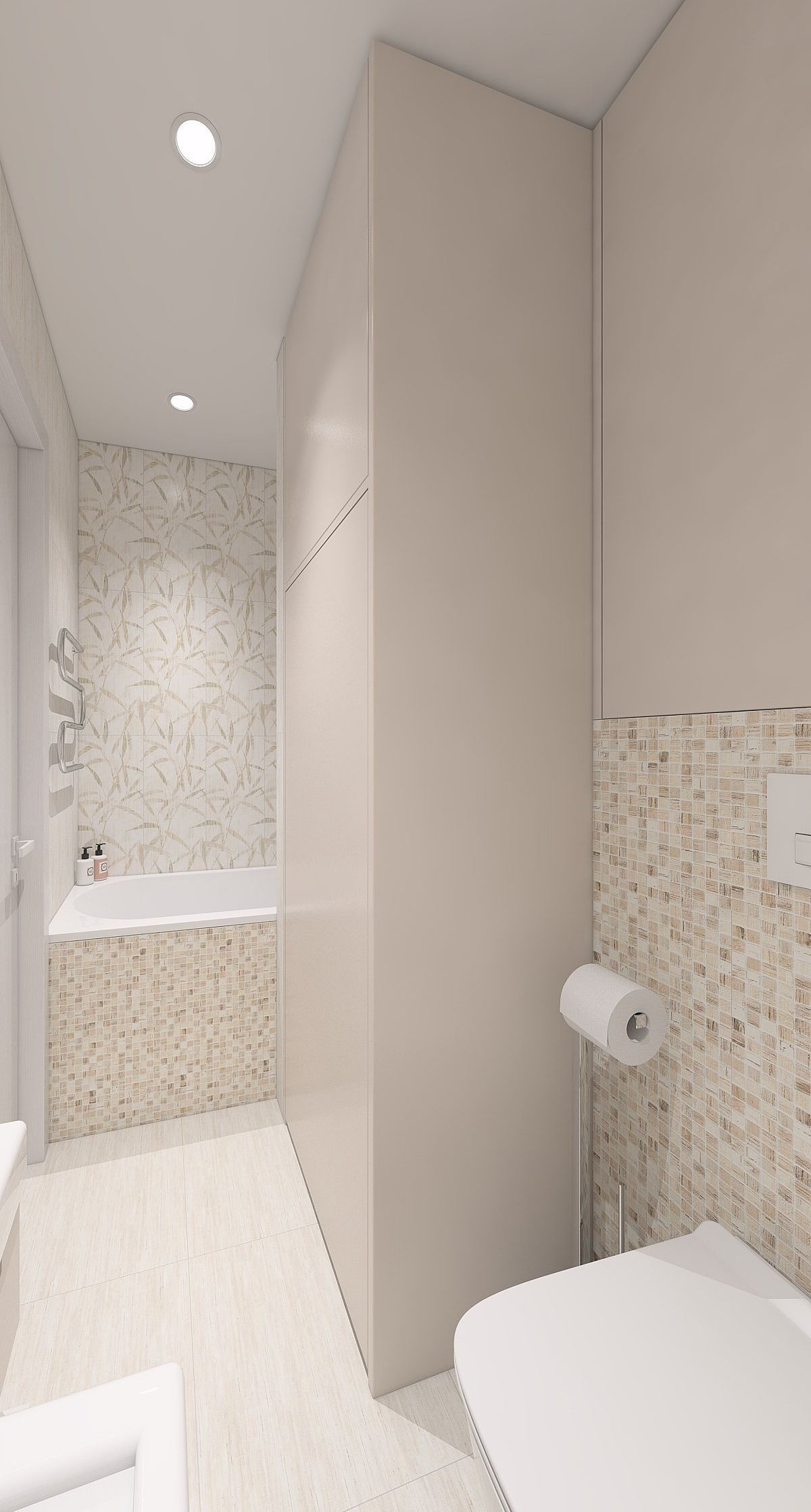 Simple bathroom Free 3D model_1