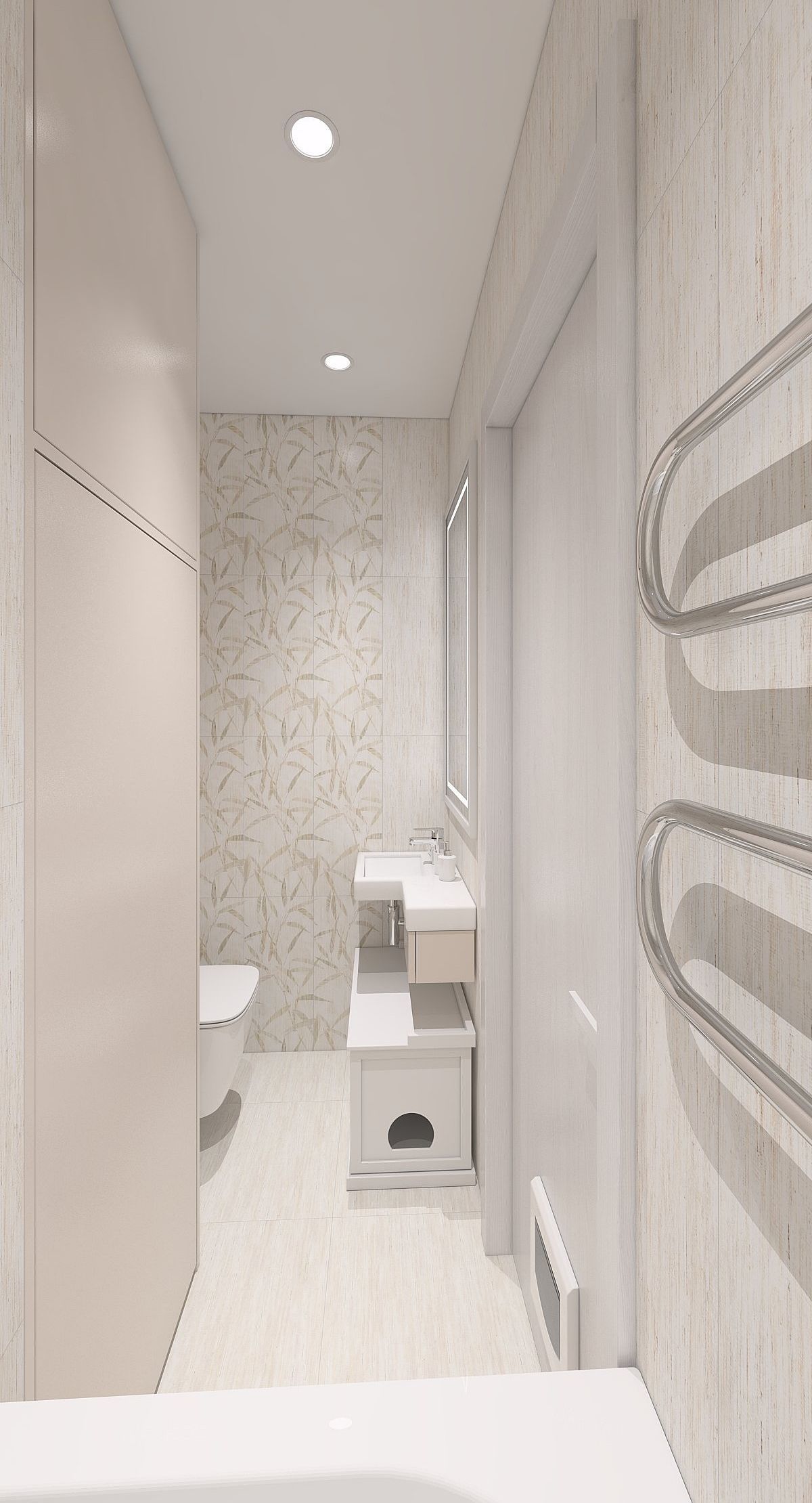 Simple bathroom Free 3D model_2