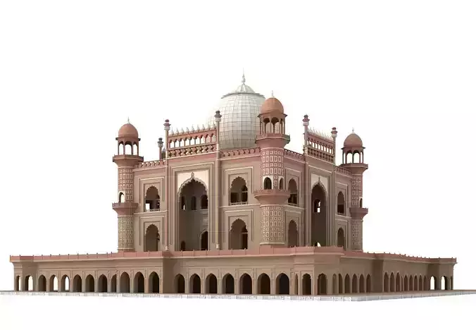 Safdarjung Tomb 3D model