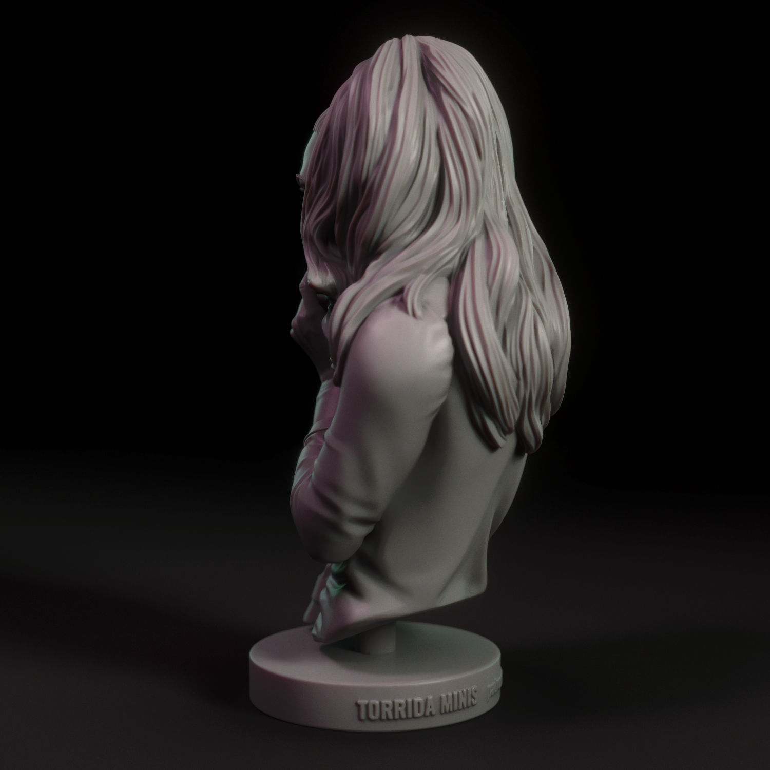Practice Bust 6 Free 3D print model_7