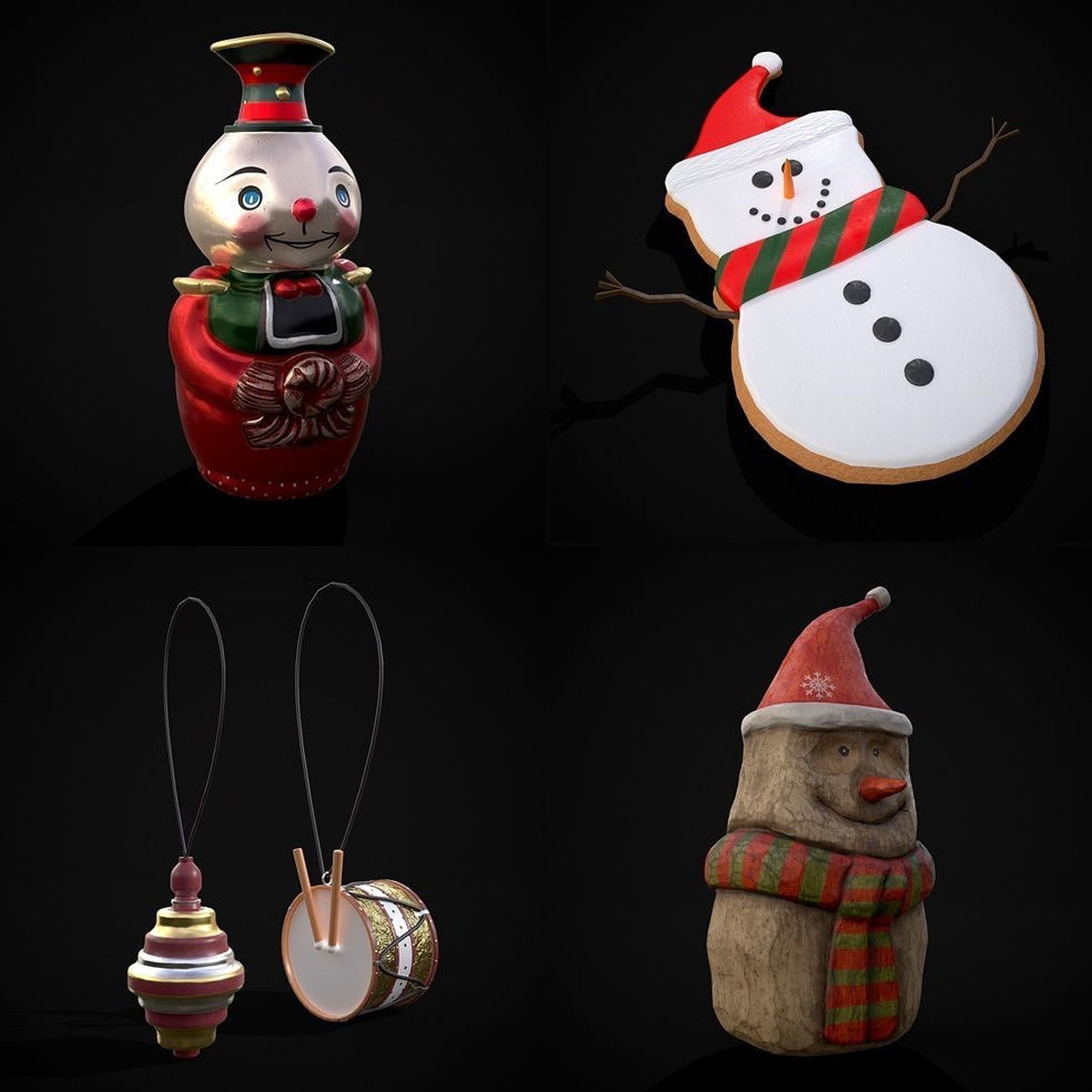 Christmas Prop Mix Fifteen 3D Model Collection_11