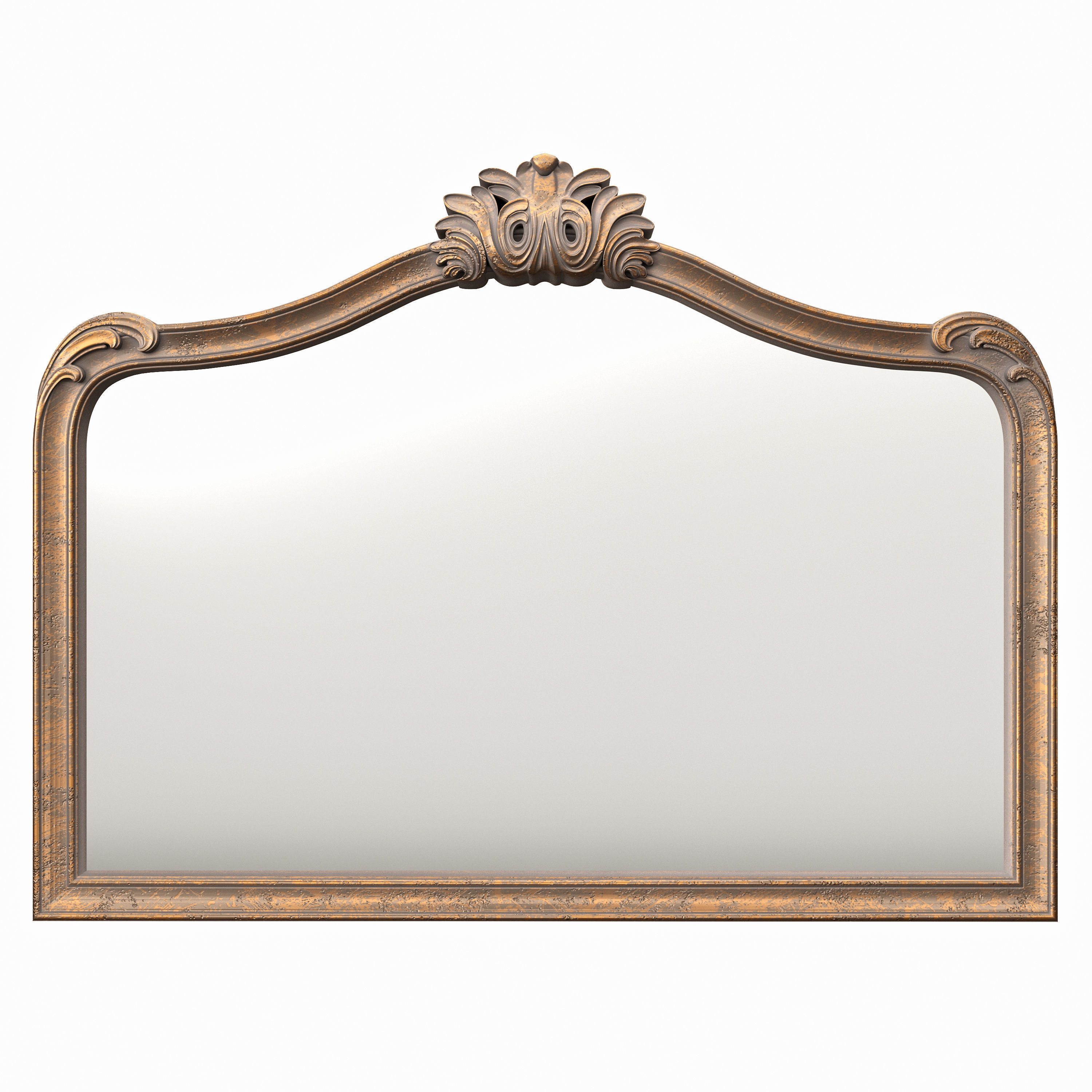 Ornate Filigree Mirrors 3D model_8