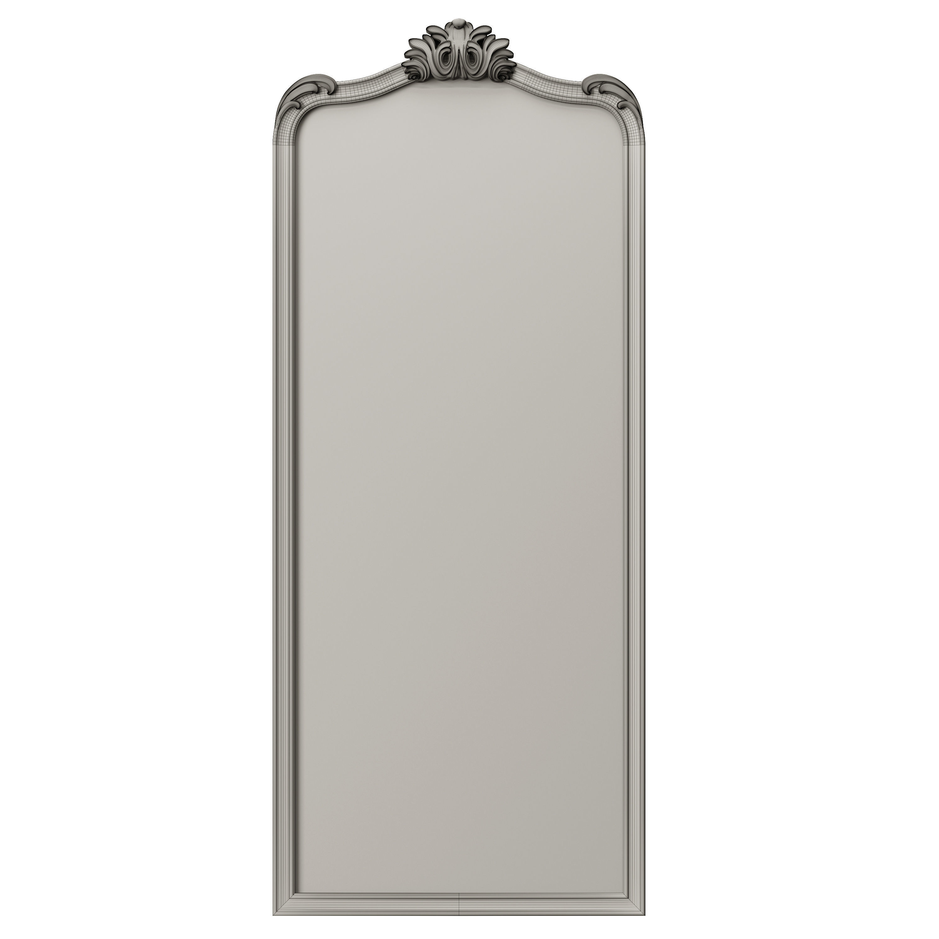 Ornate Filigree Mirrors 3D model_5