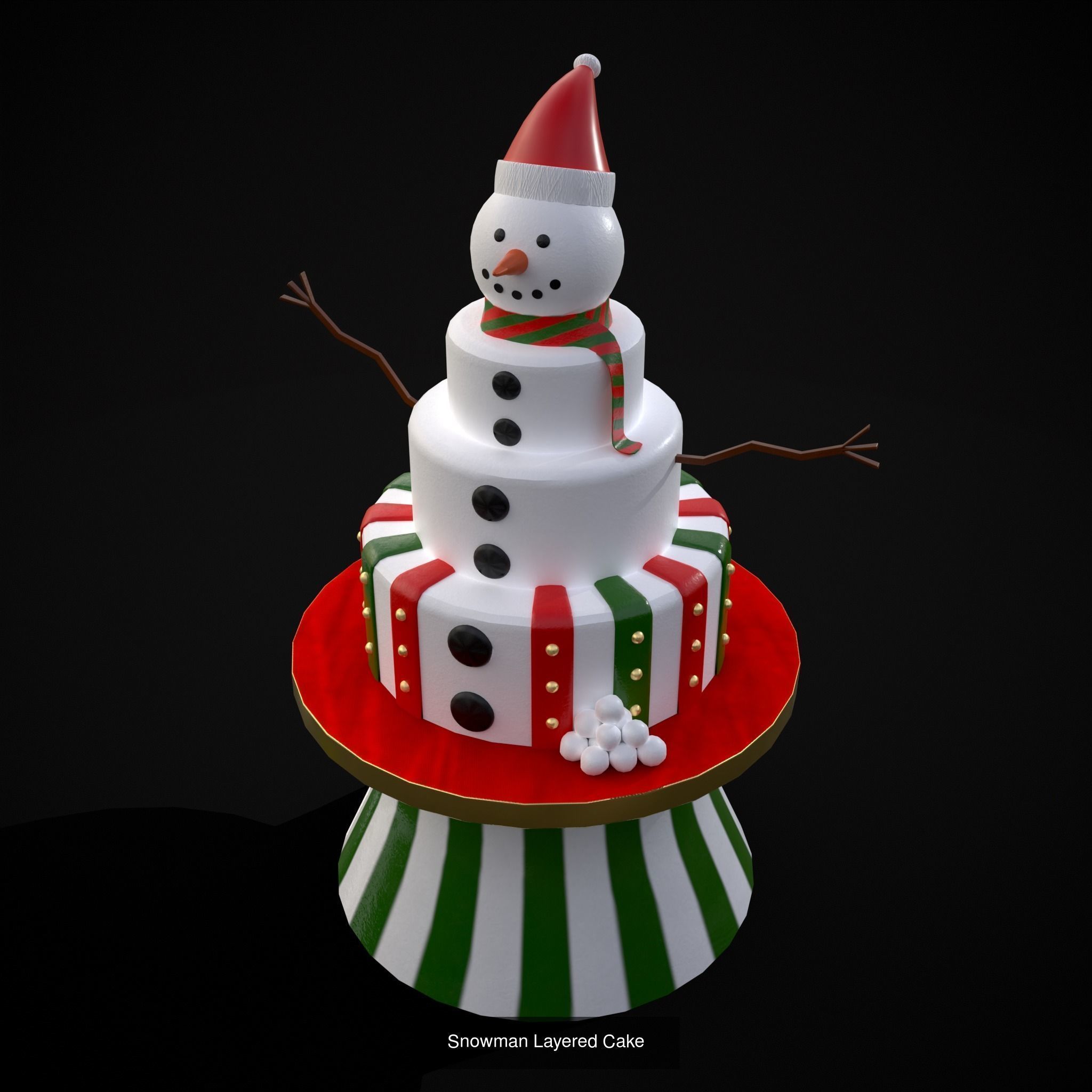 Christmas Prop Mix Sixteen 3D Model Collection_8