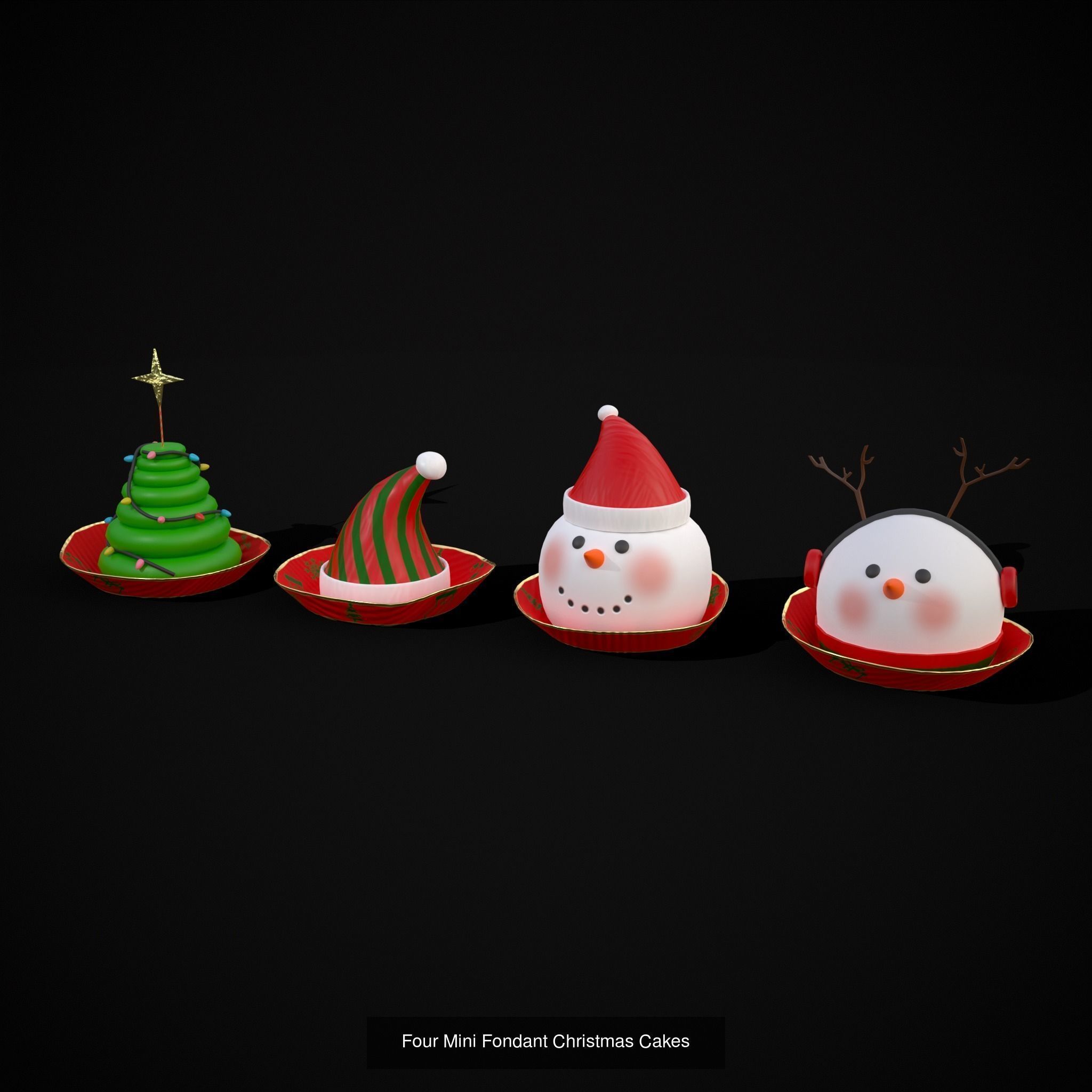 Christmas Prop Mix Sixteen 3D Model Collection_10