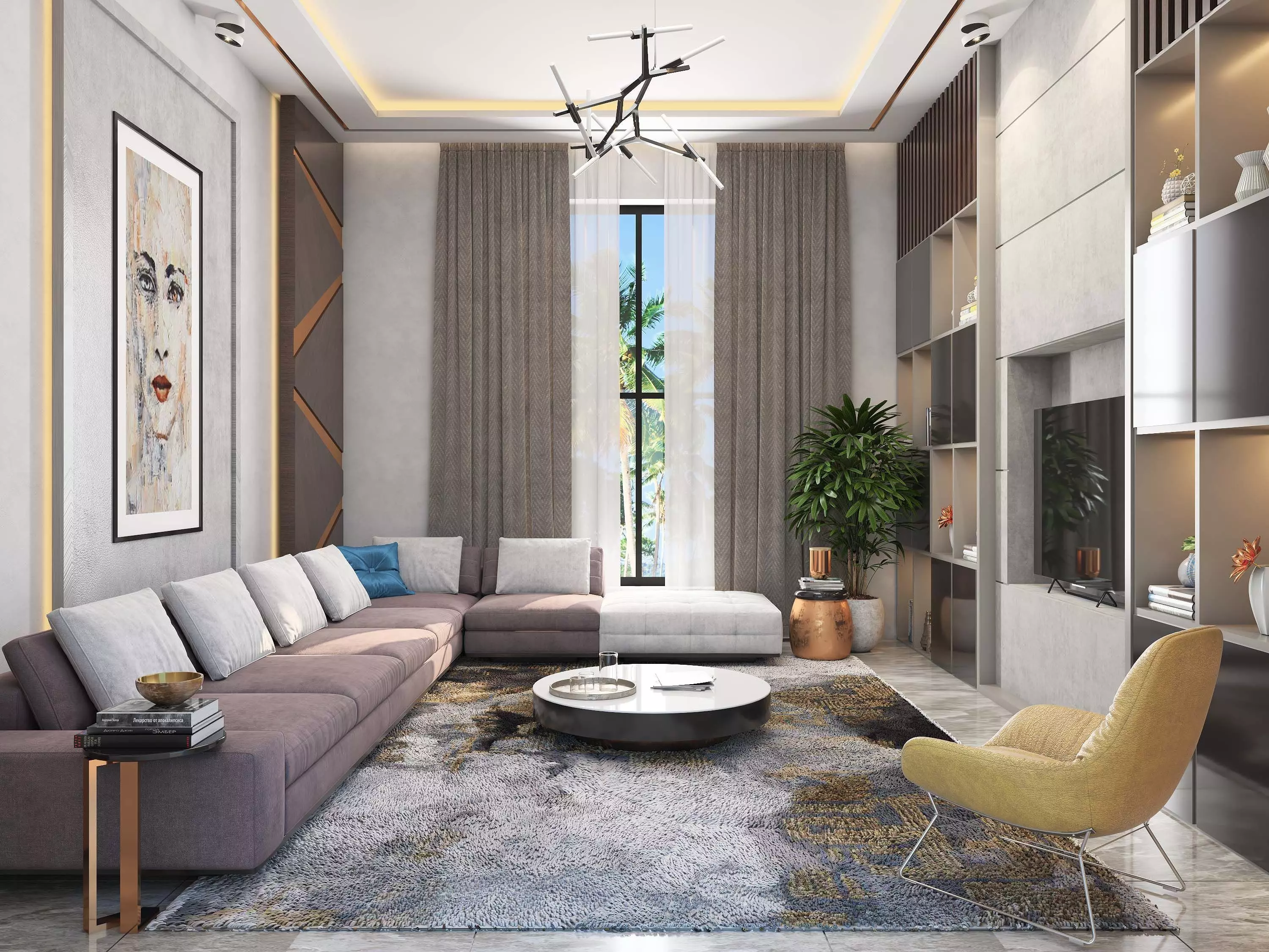 living room 3D model_0