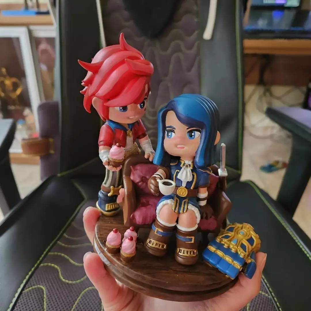 VI and Caitlyn - Arcane  3D print model_0