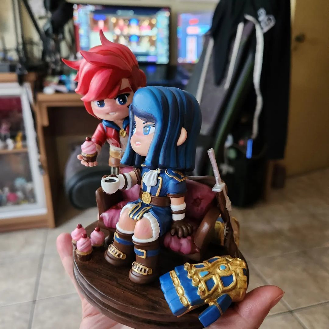 VI and Caitlyn - Arcane  3D print model_3