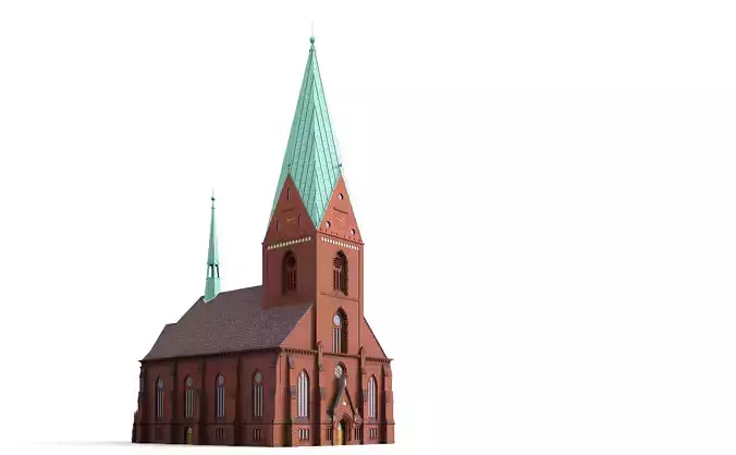 St Nikolai Church Kiel 3D model St Nikolai Church Kiel 3D model