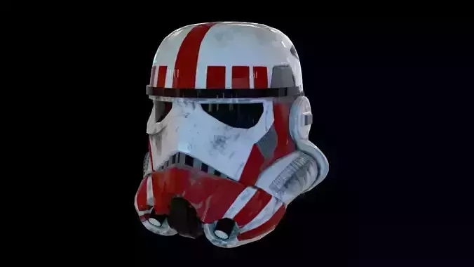 Shocktrooper Helmet Low poly