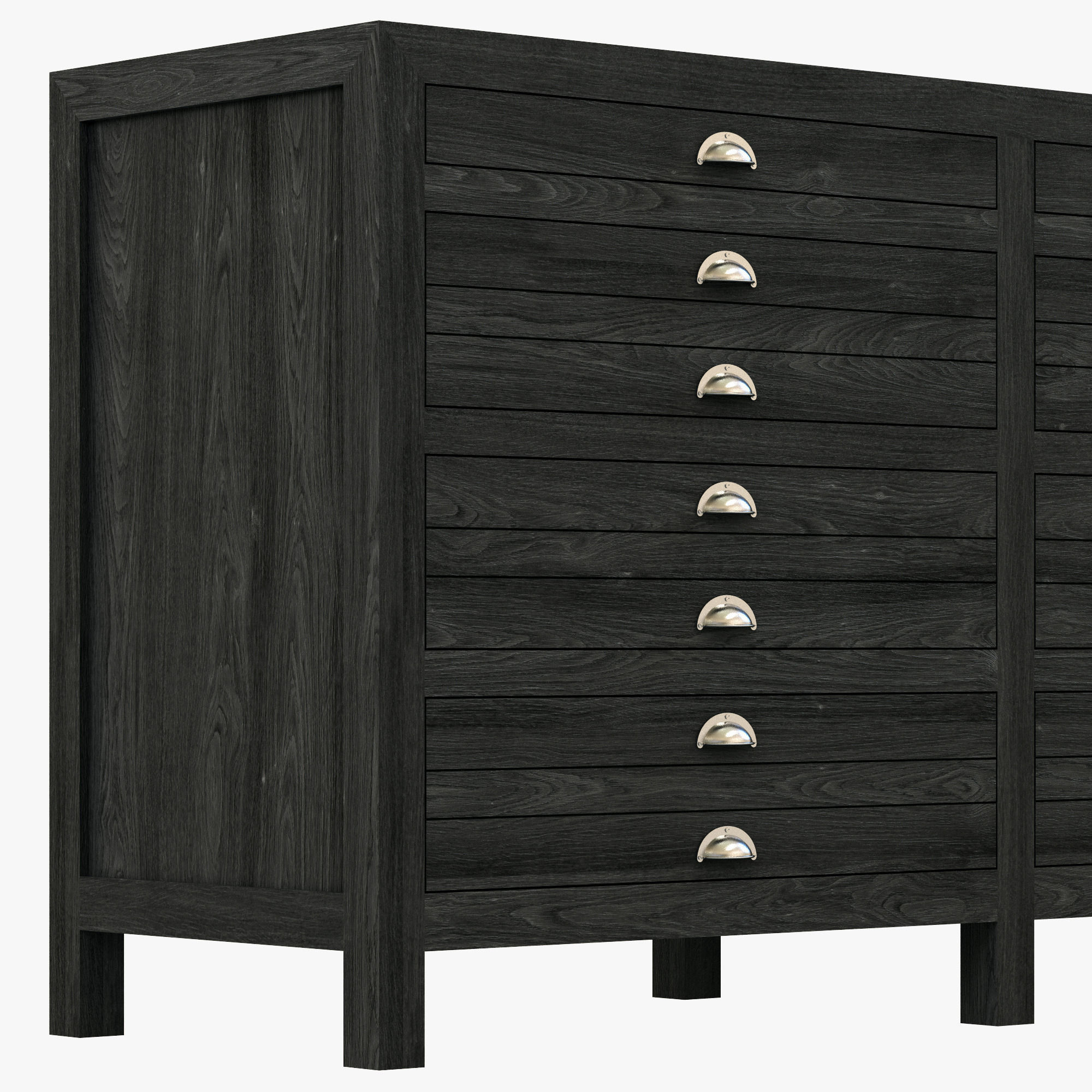 Restoration Hardware Printmaker Sideboard 3D model_4