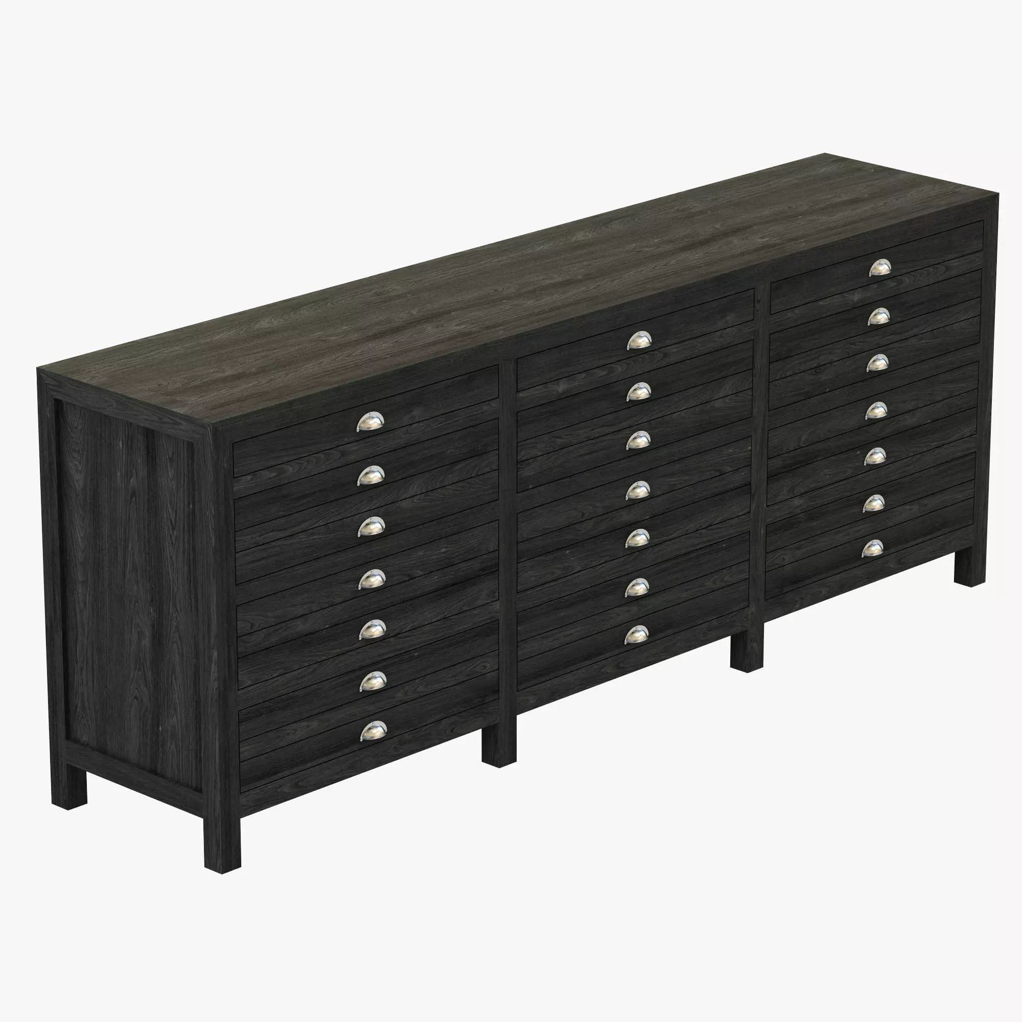Restoration Hardware Printmaker Sideboard 3D model_0