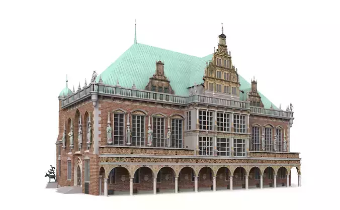 Town Hall of Bremen 3D model