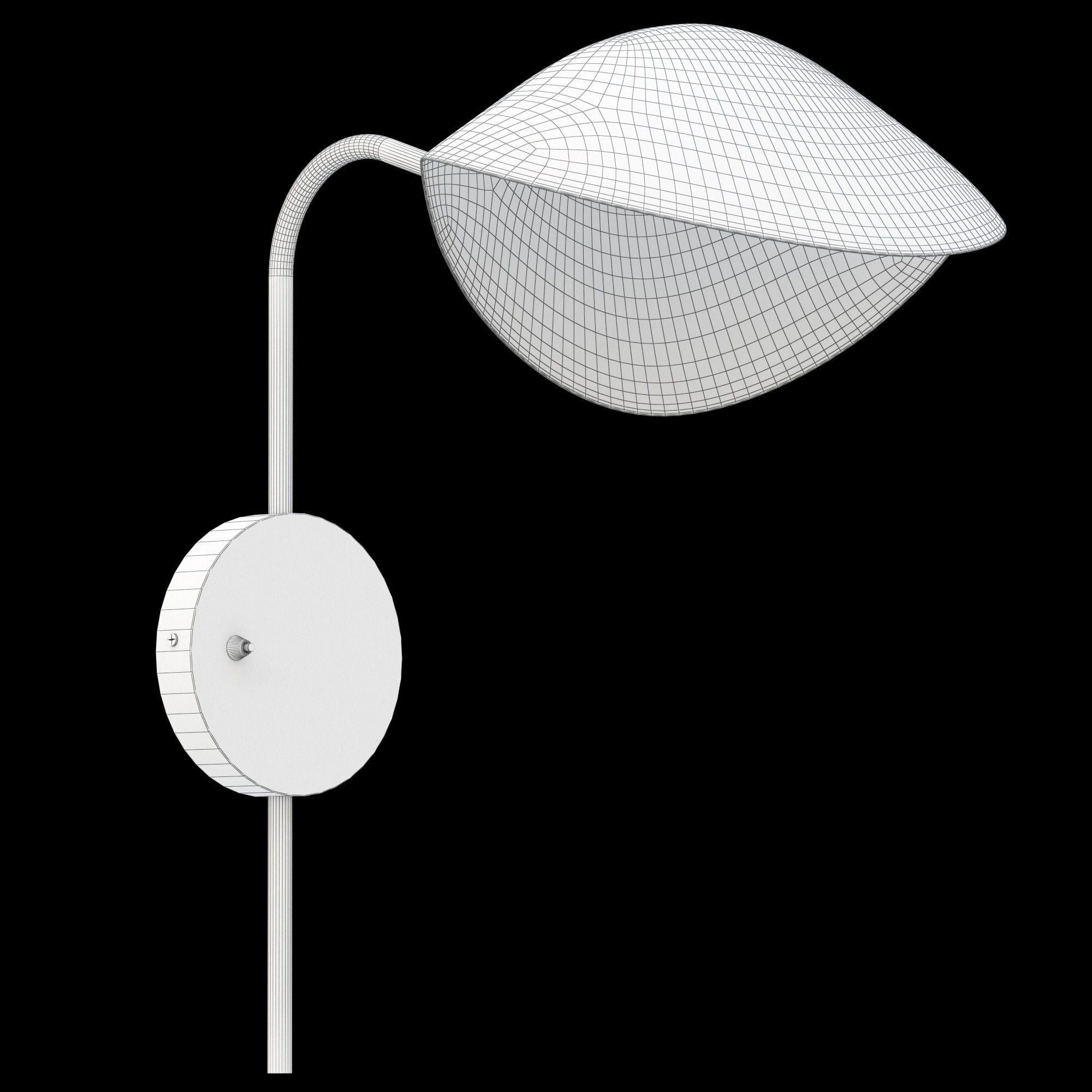 Serge Mouille Antony Sconce MSC-ANT 3D model_5