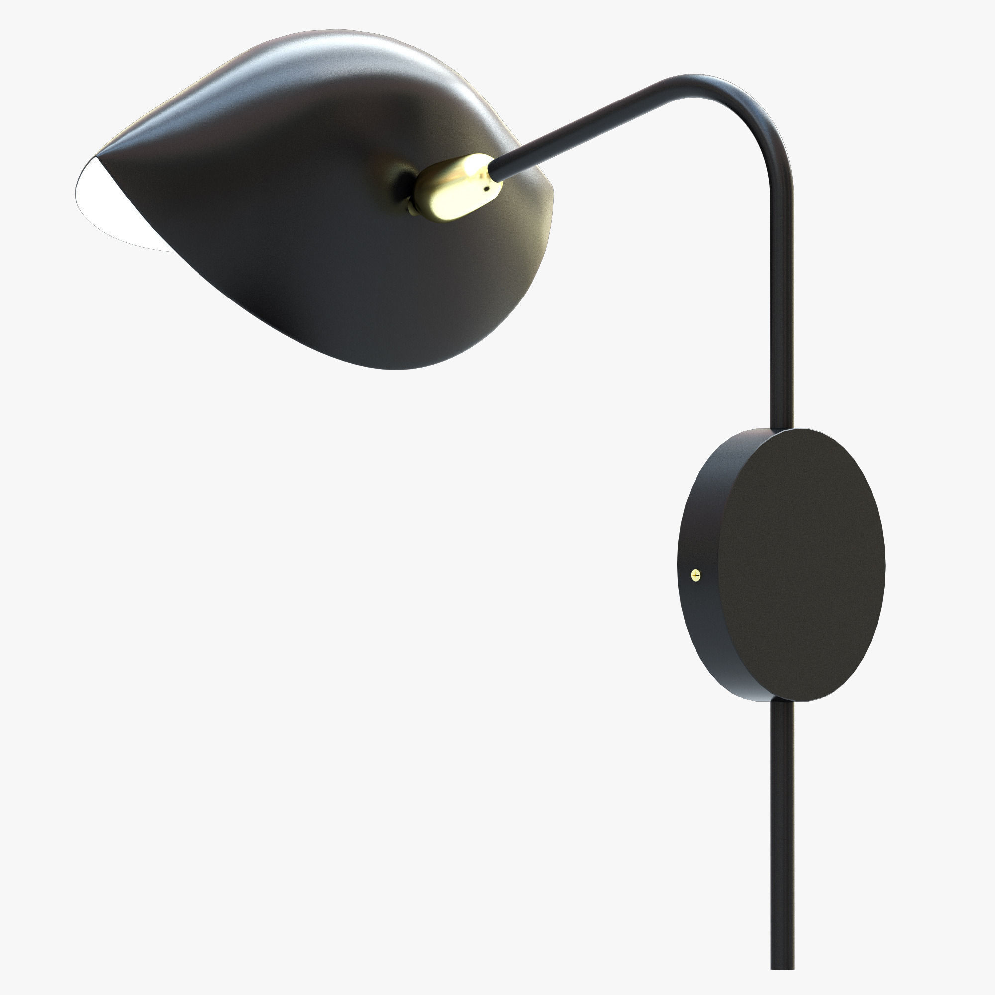 Serge Mouille Antony Sconce MSC-ANT 3D model_1