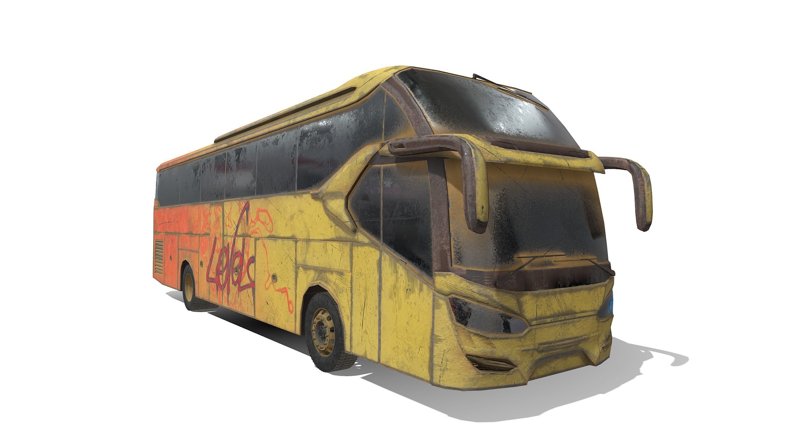 legacy-sr2-xhd-prime bus with graffiti 3D model_5