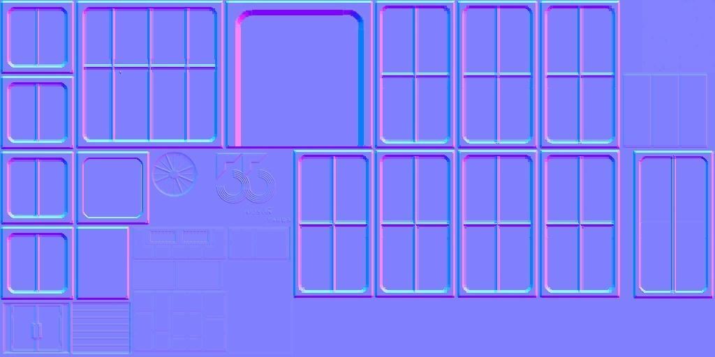 55 Hudson Yards Building Low-poly 3D model_18