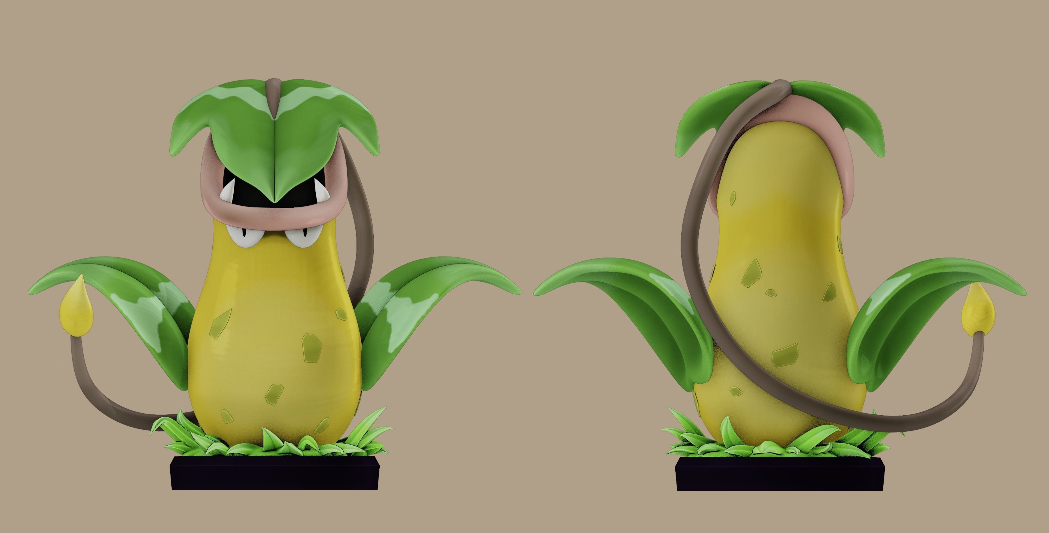 victreebel - pokemon 3D print model_6