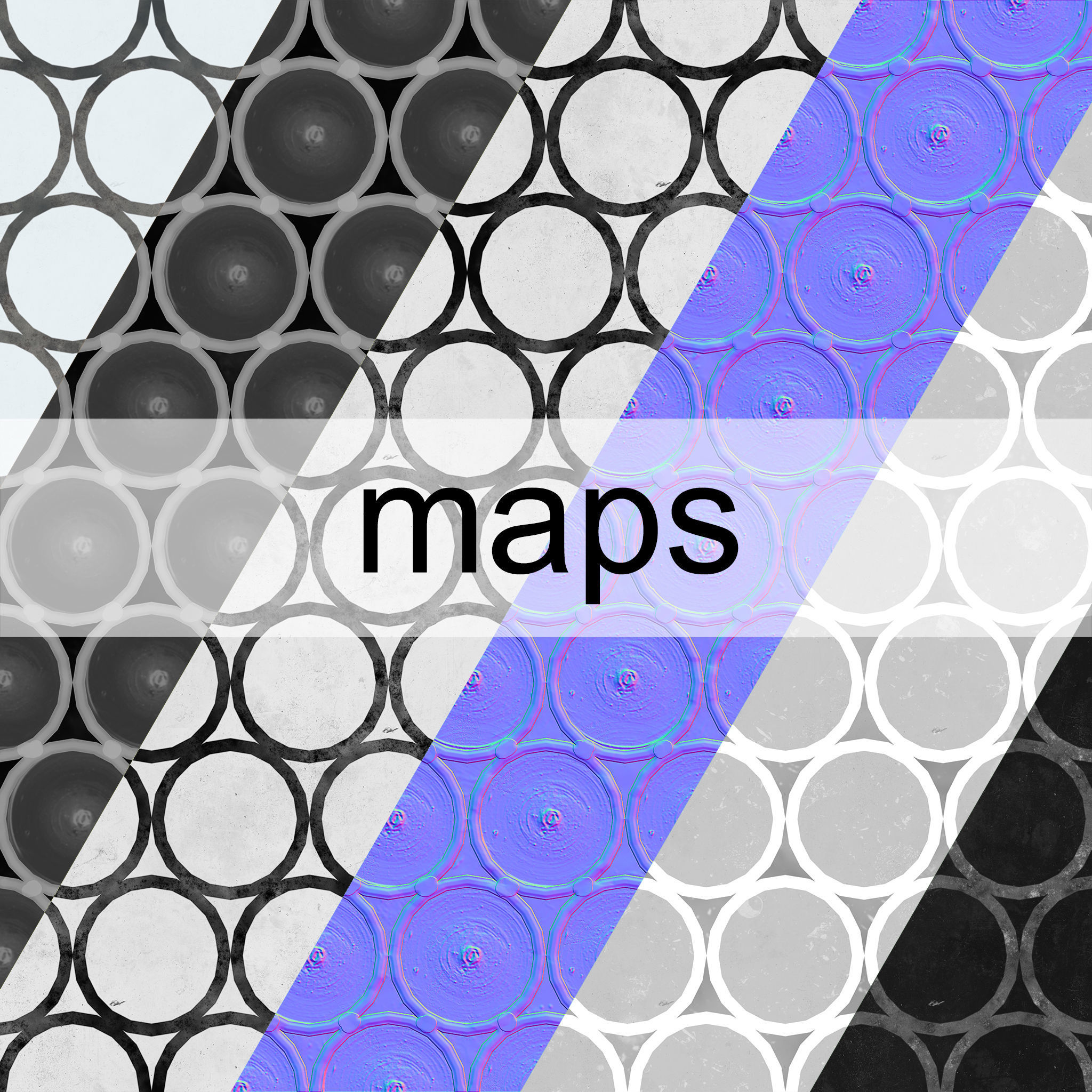 Medieval crown glass PBR-Texture Texture_16