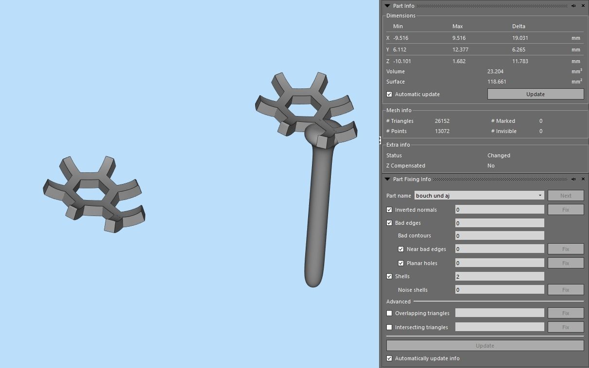 Ring and Studs XS 3D print model_8