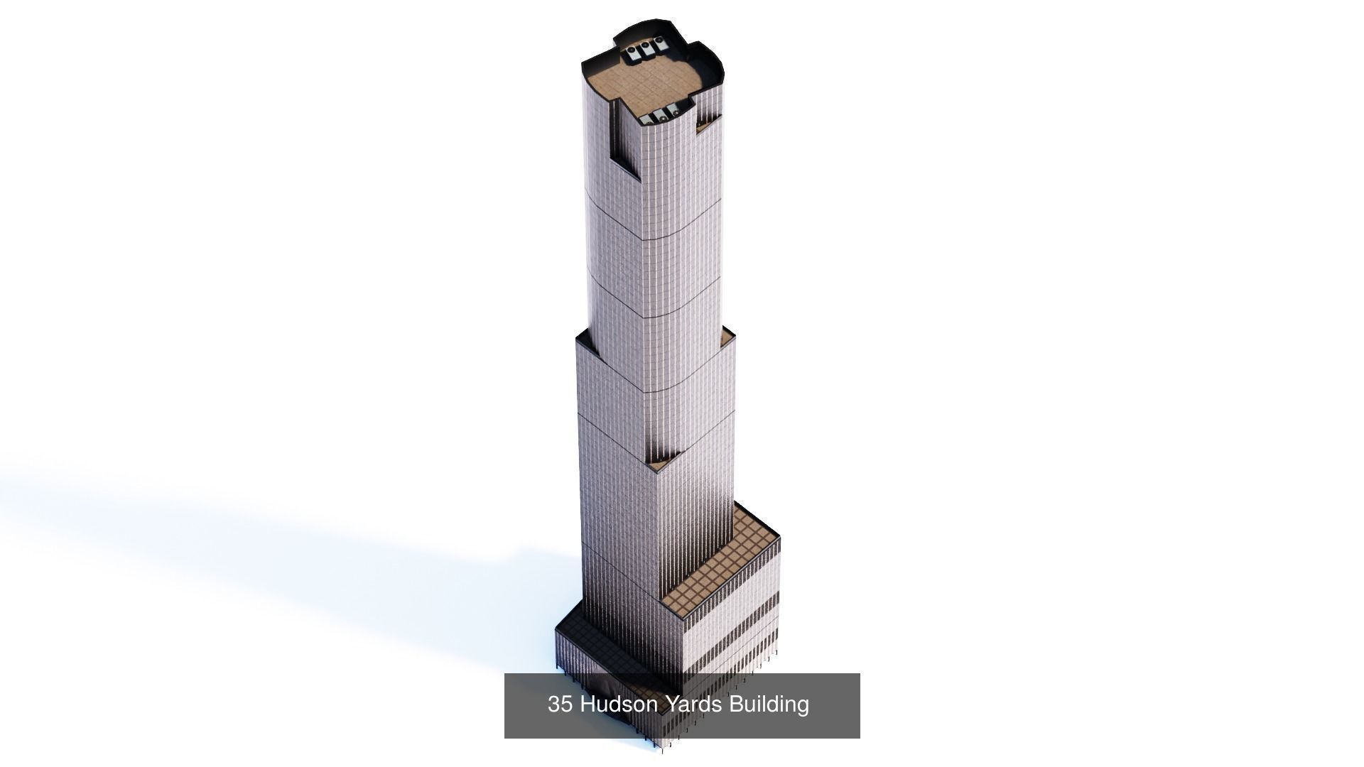 Hudson Yards Buildings Complex 3D Model Collection_4