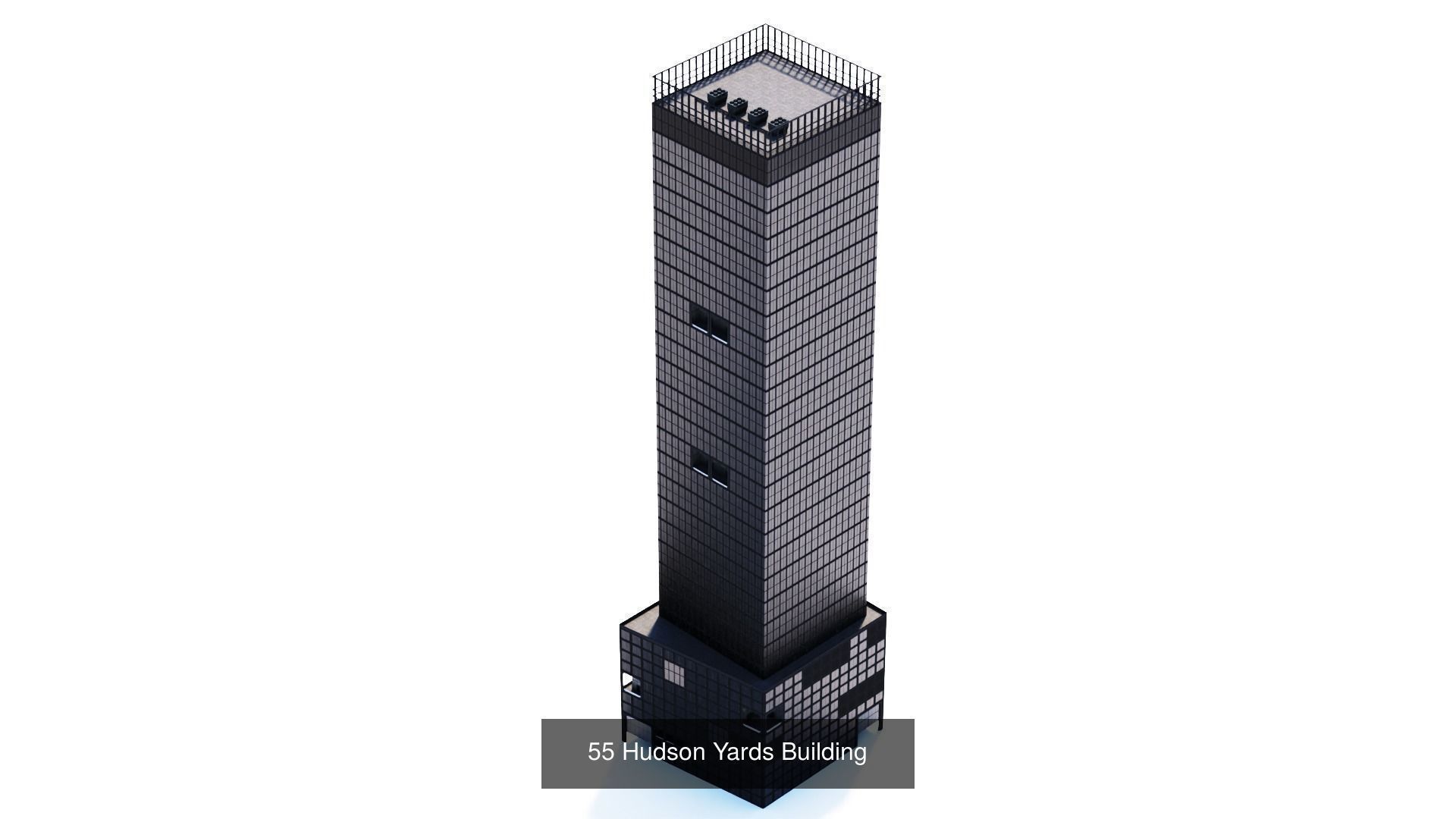 Hudson Yards Buildings Complex 3D Model Collection_6