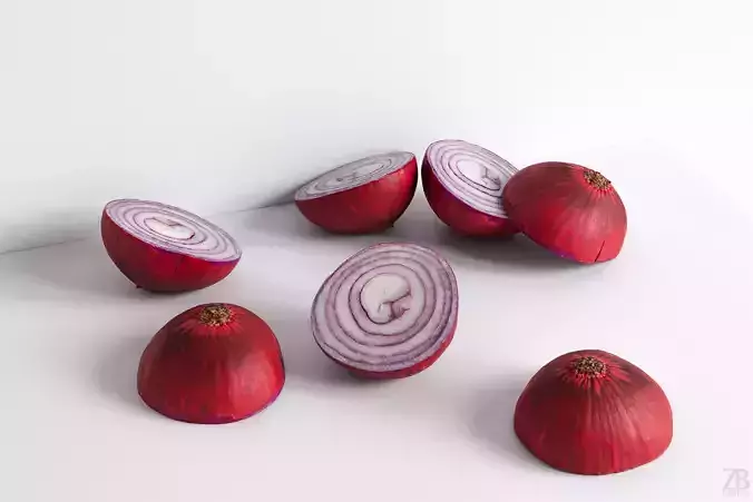 Onion 3D model
