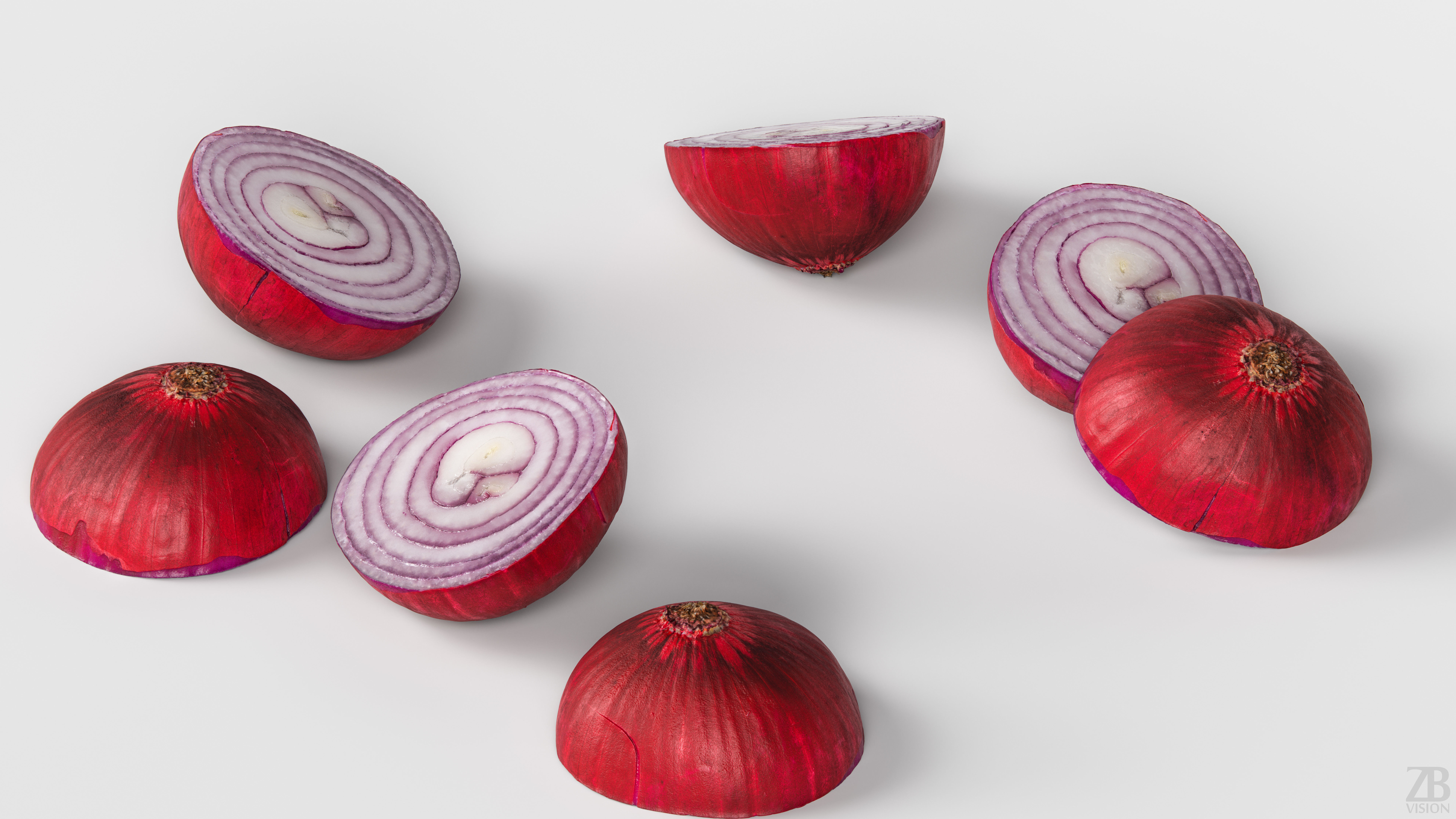 Onion 3D model_2