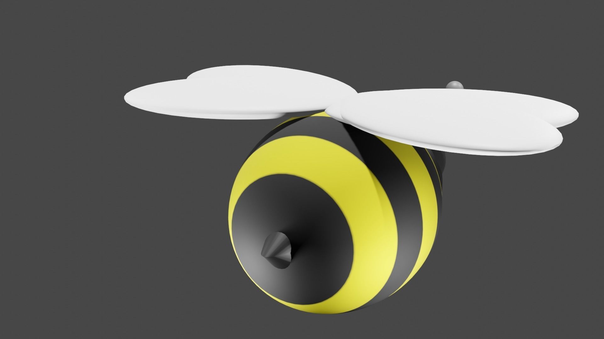 Cute Bee 3D model_4