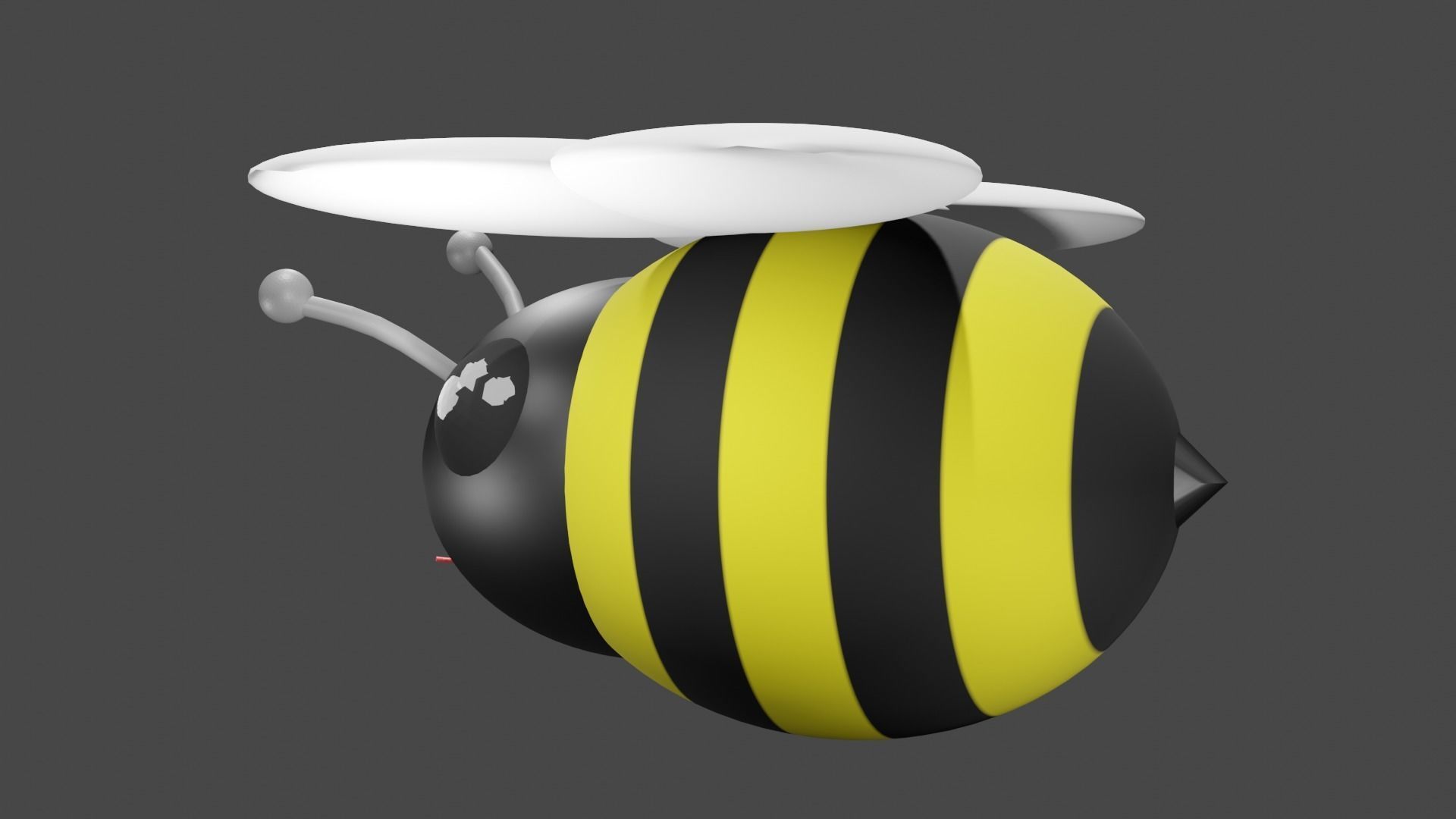 Cute Bee 3D model_5