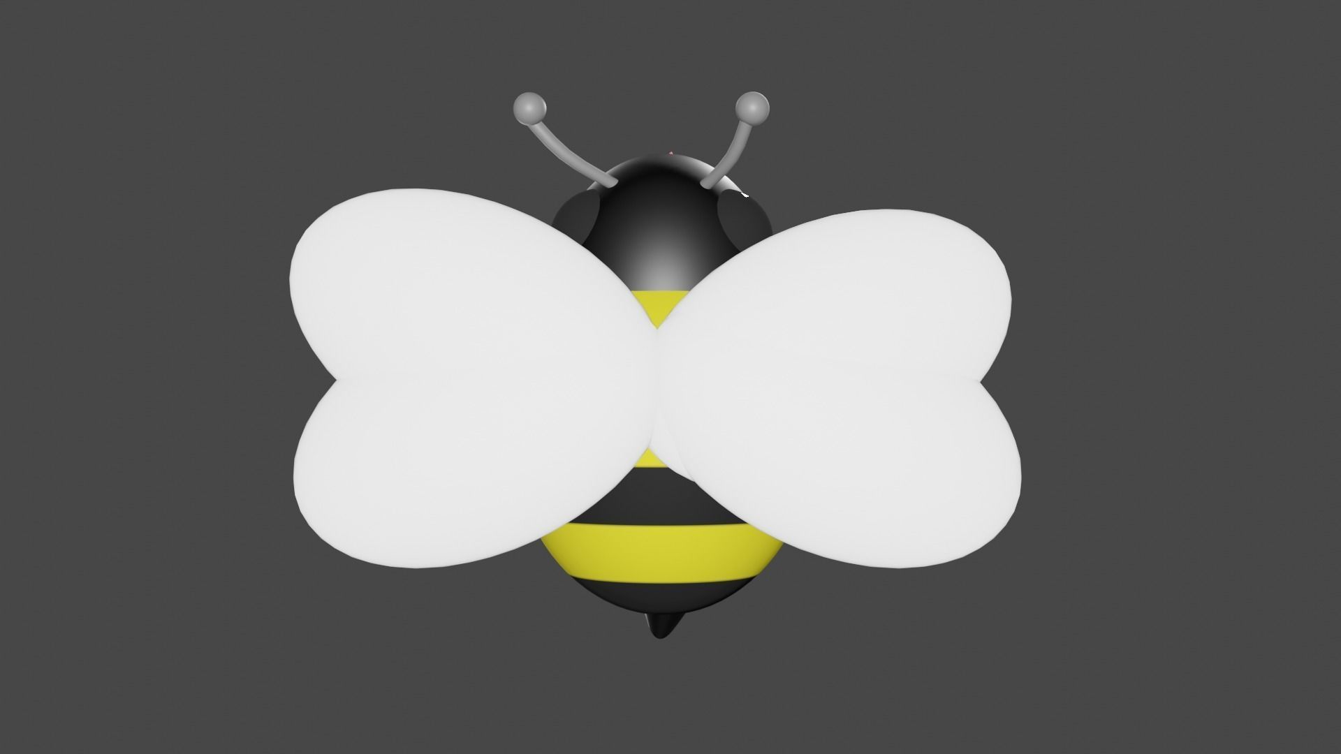 Cute Bee 3D model_7