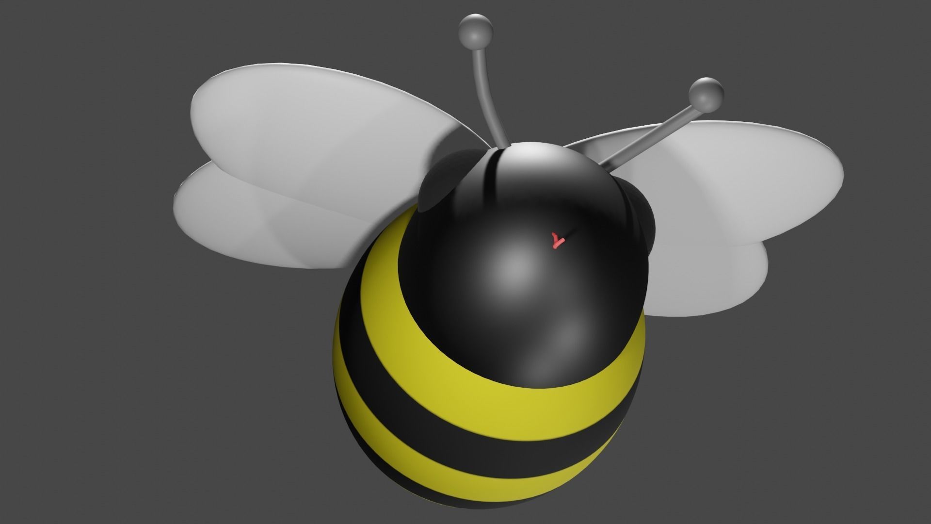 Cute Bee 3D model_6