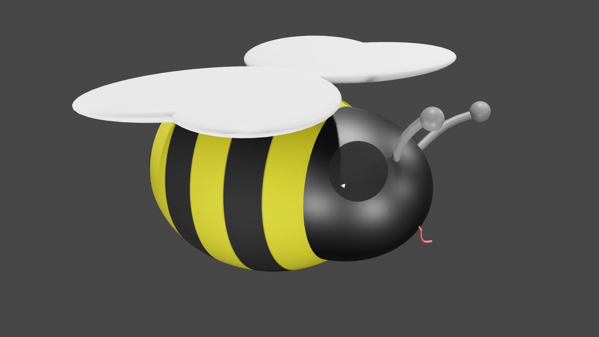 Cute Bee 3D model_1