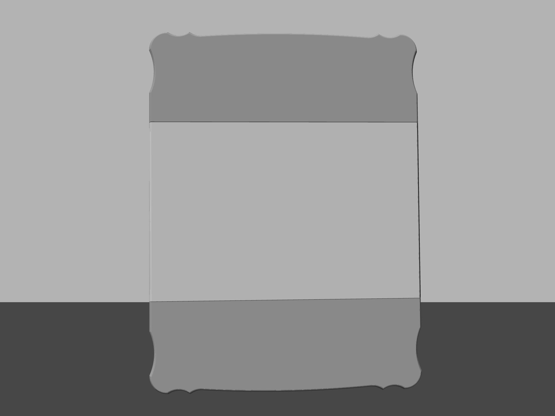 Old Table Free 3D model_4