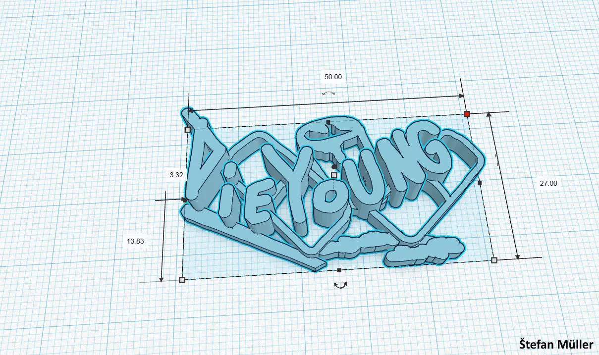 Die Young GBC KeyTag 3D print model
