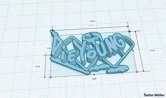 Die Young GBC KeyTag 3D print model