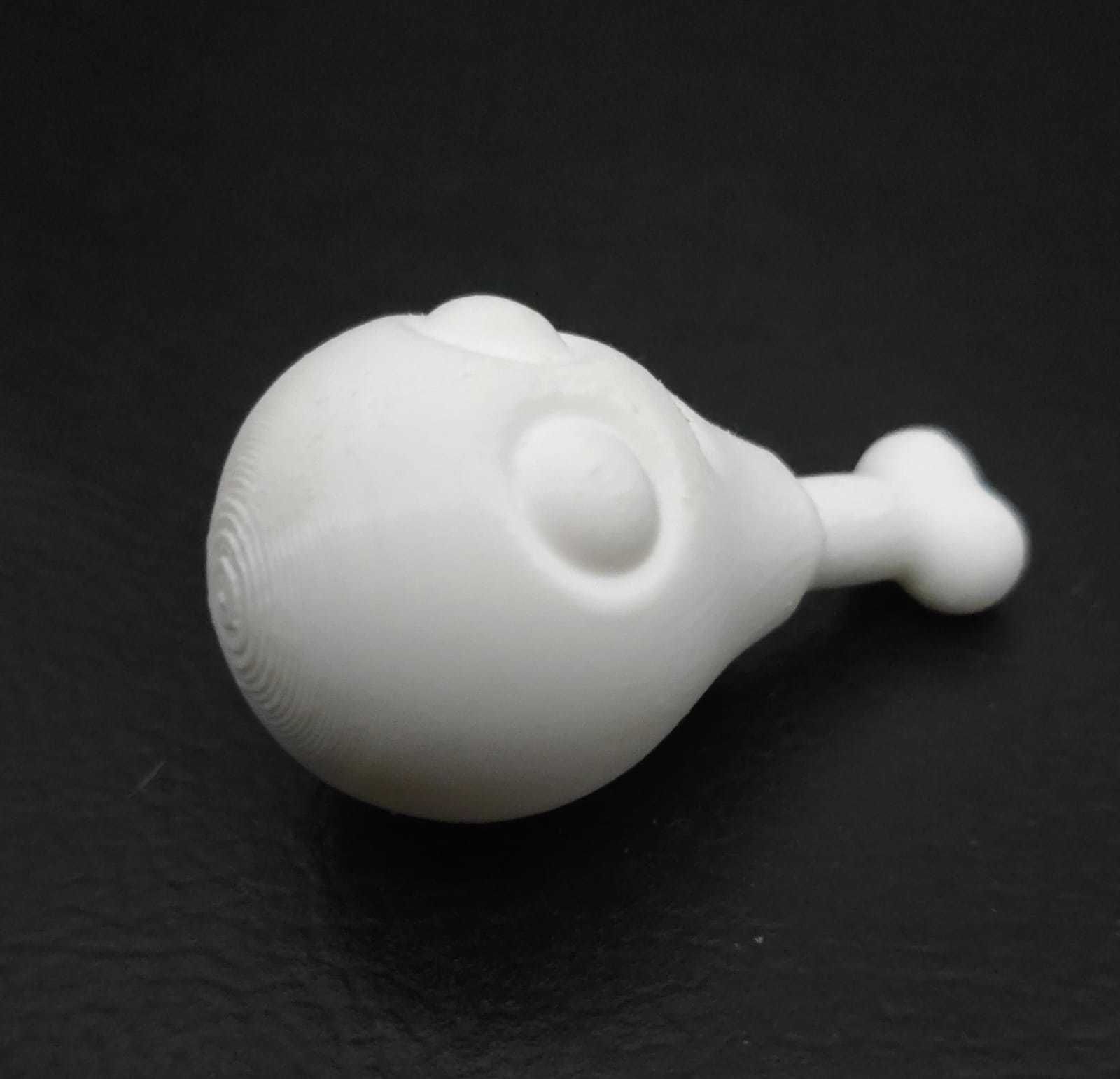 Chicken Leg 3D print model_6