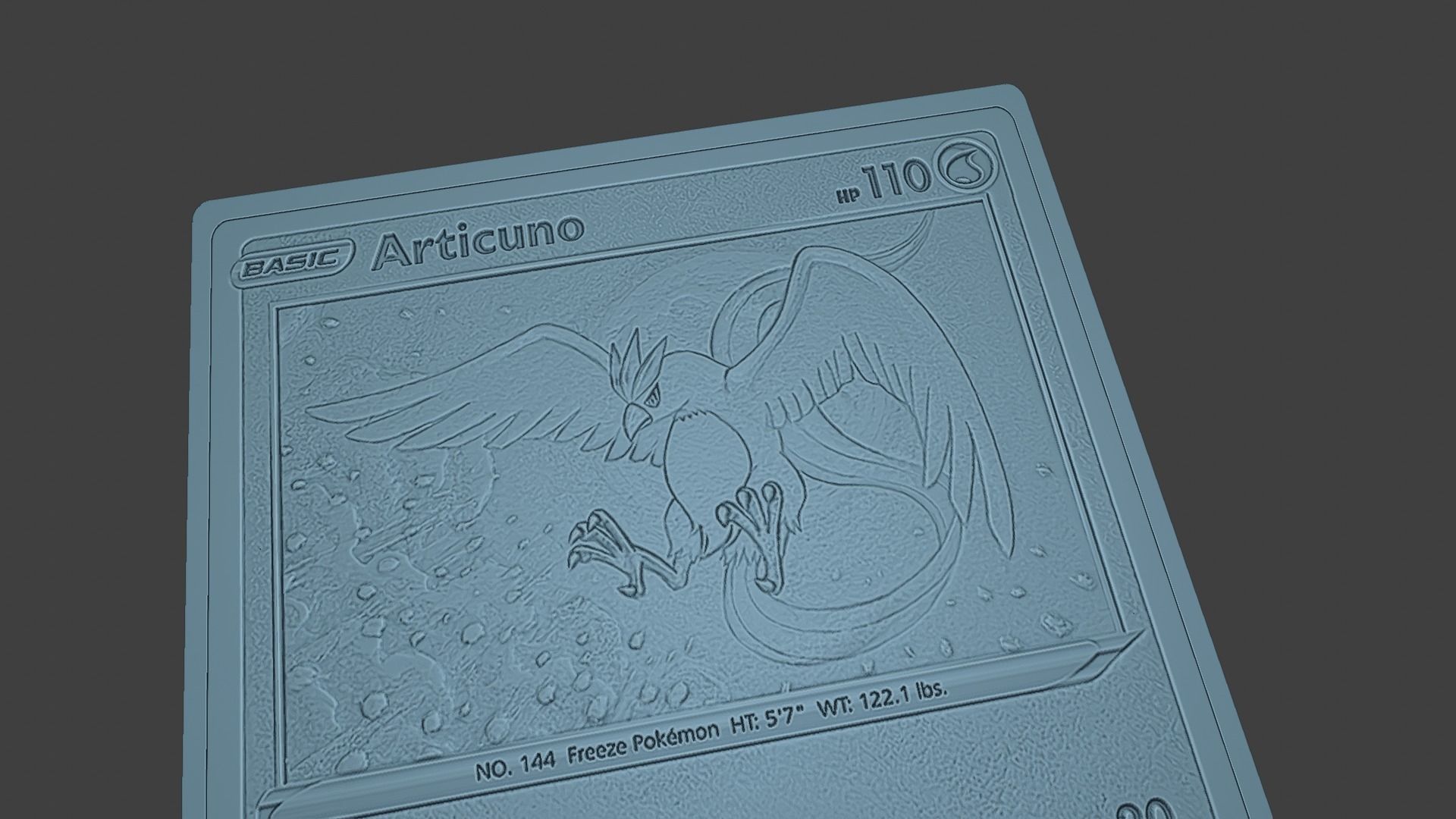 ARTICUNO POKEMON 3D print model_4