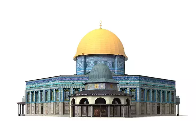 Dome of the Rock Jerusalem 3D model