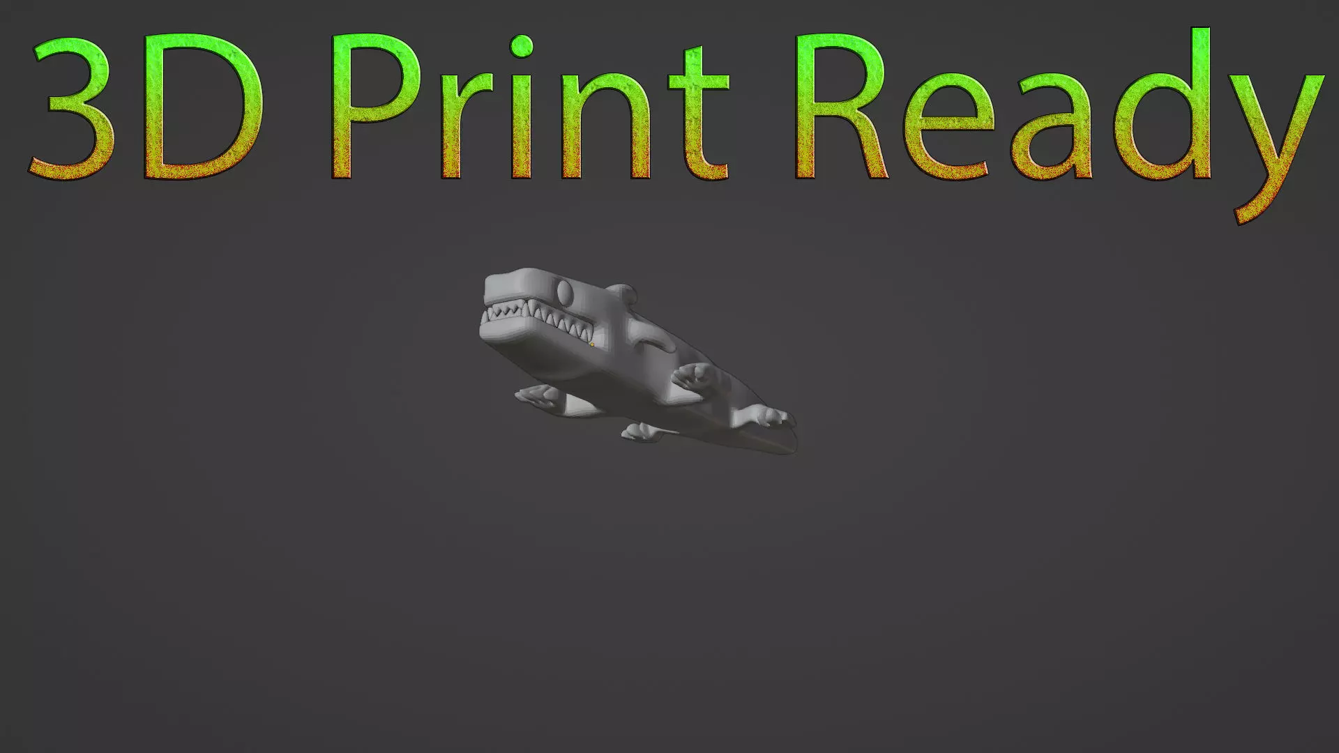 Lizard 3D Print Ready 3D model_0
