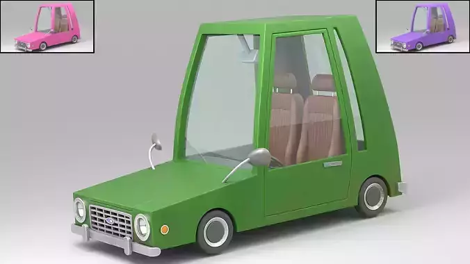 Cartoon car