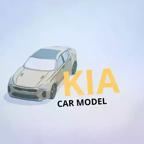 Kia String Free low-poly 3D model