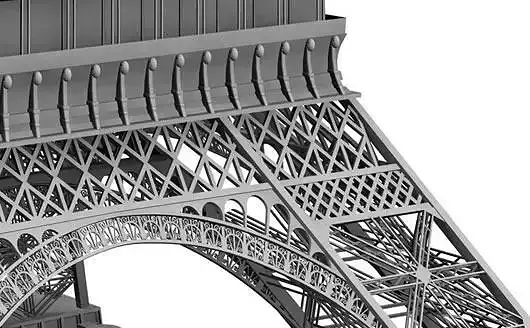 Eiffel Tower Paris 3D model