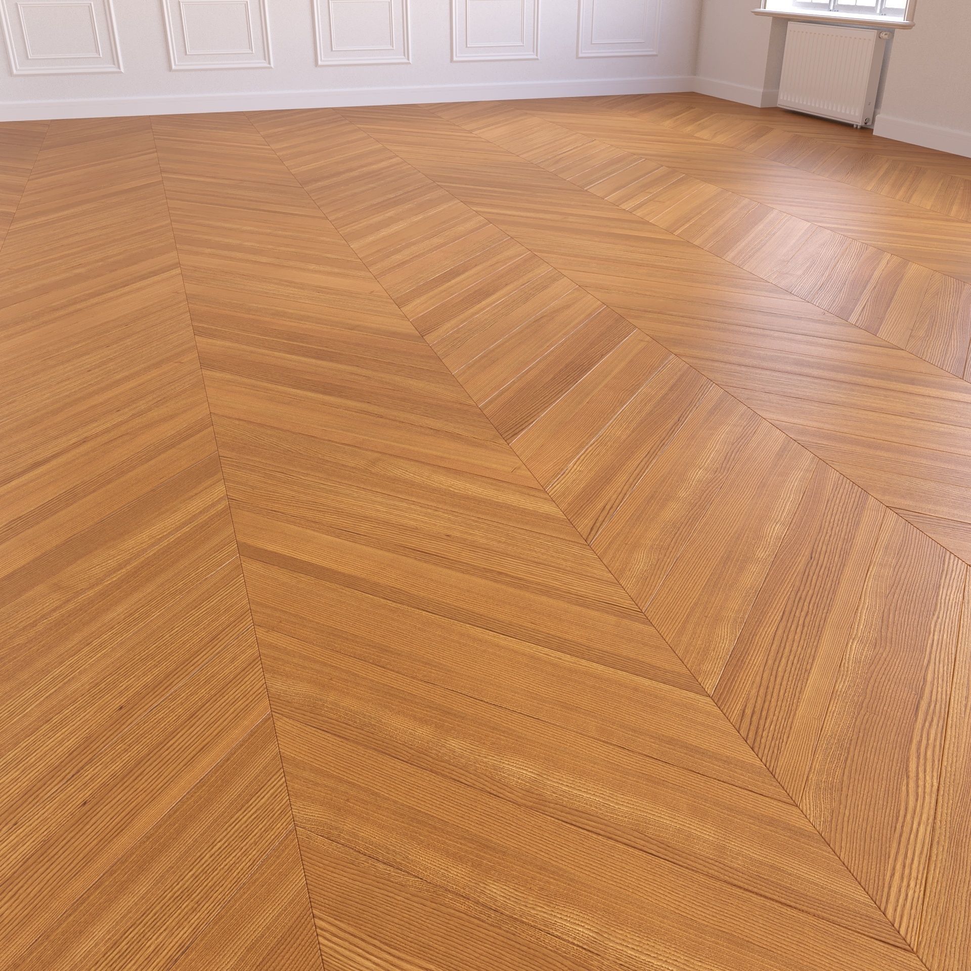 Parquet - Laminate - Wooden floor 2 in 1 Low-poly 3D model_6