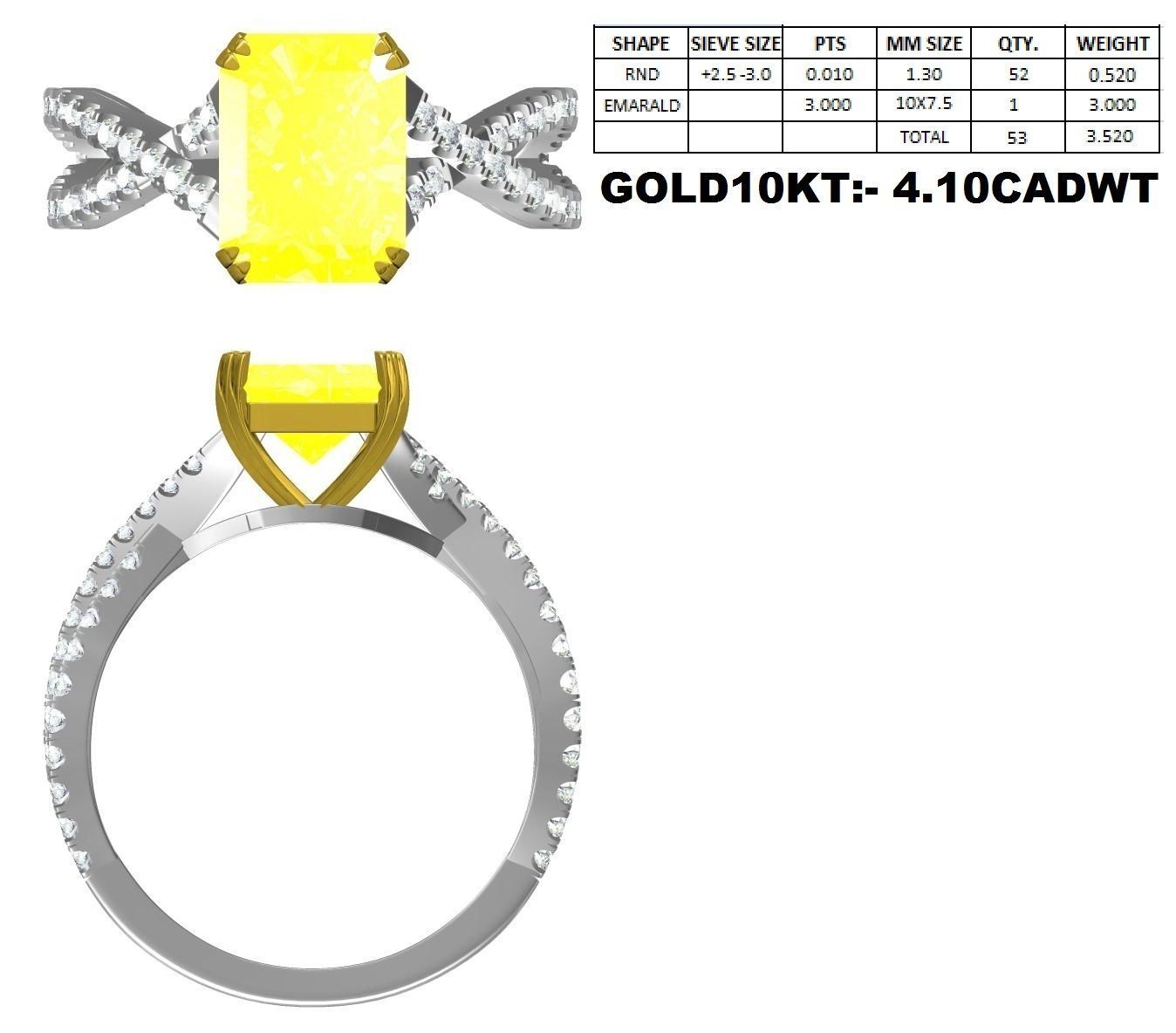 Engagement Ring-29 3D print model_10