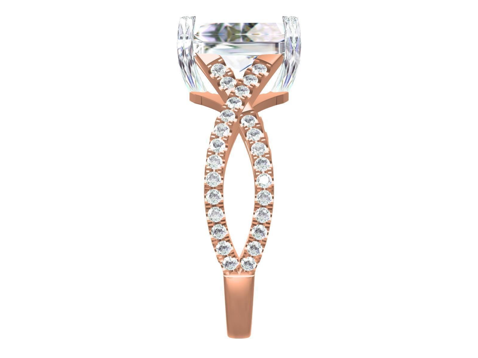 Engagement Ring-29 3D print model_3
