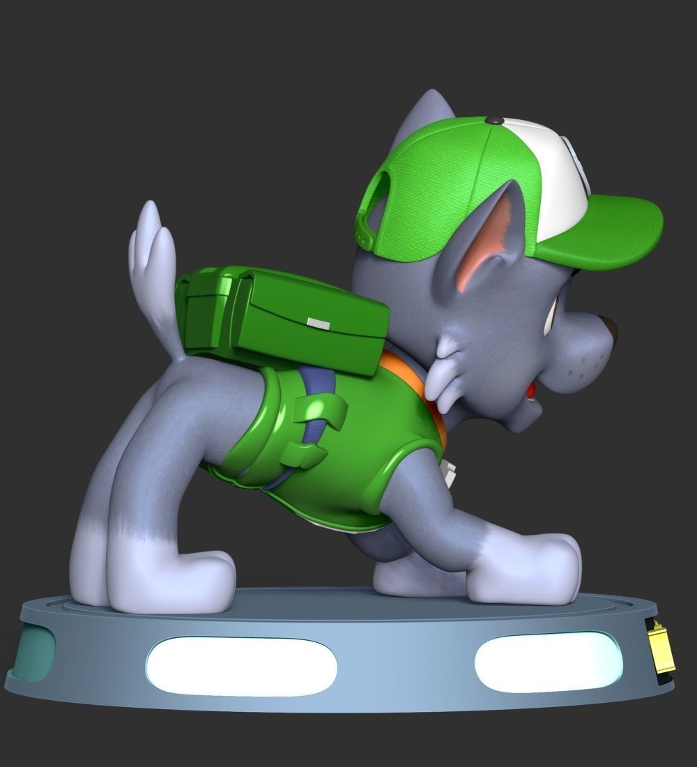 Rocky paw patrol 3D print model_9
