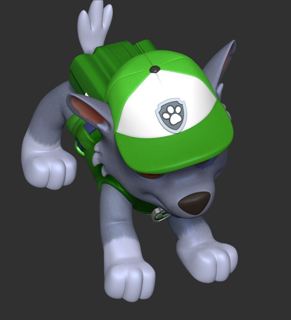Rocky paw patrol 3D print model_14