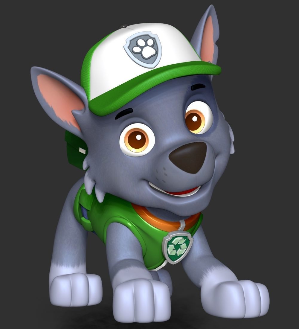 Rocky paw patrol 3D print model_8