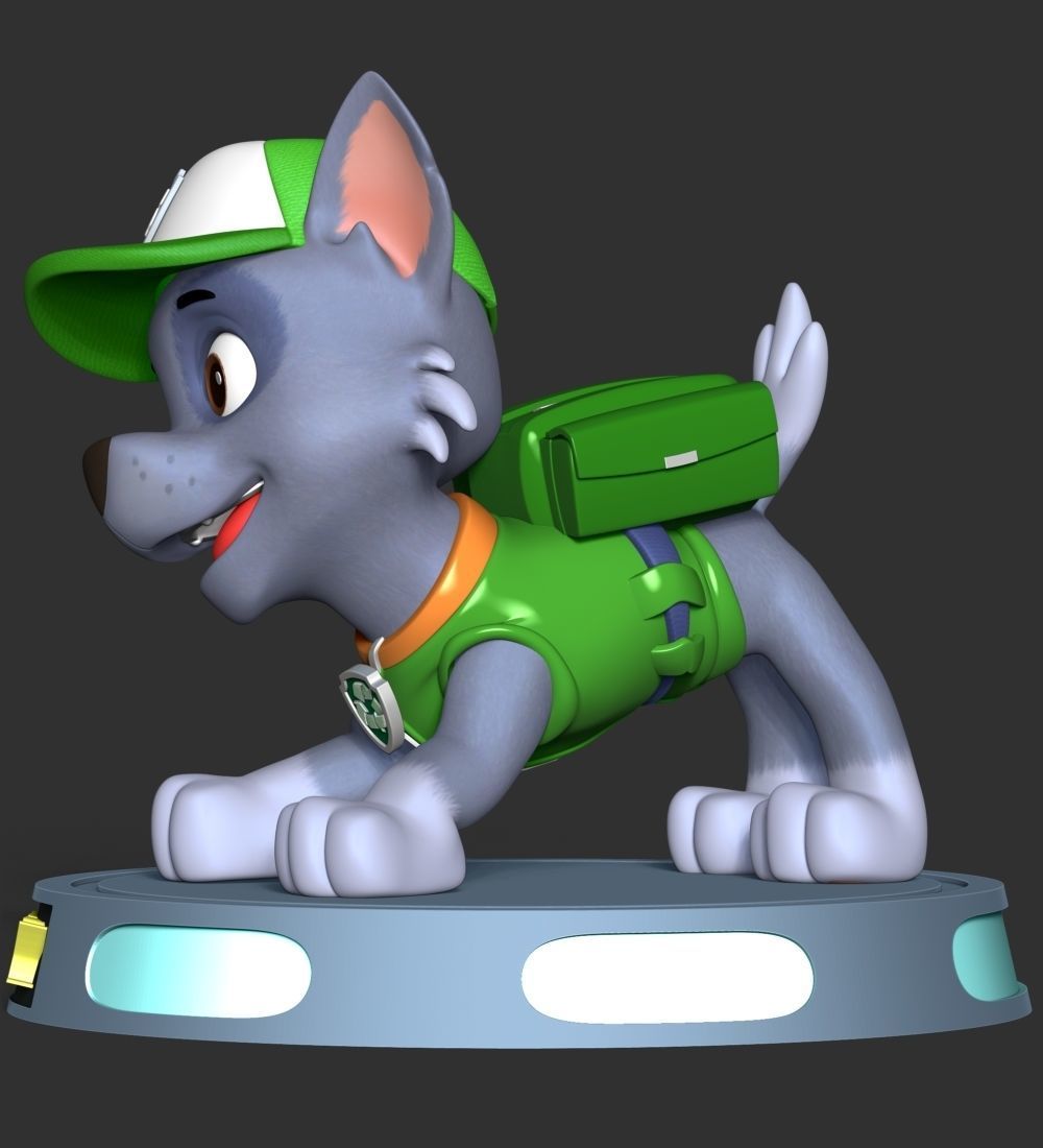 Rocky paw patrol 3D print model_16